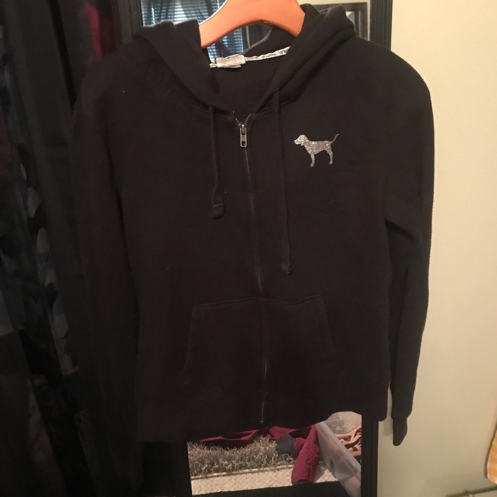 Victoria secret zip up hoodie